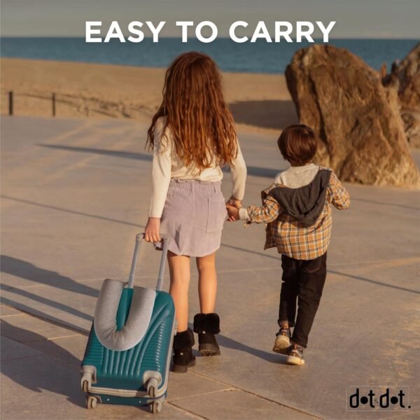 Dot&Dot Twist Memory Foam Kids Travel Pillow for A... - Image 5